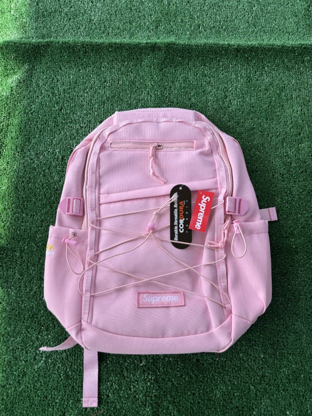 Pink ss25 Backpack #supreme